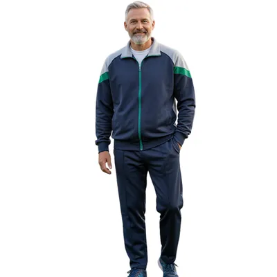Produktbild von Herbold Sportswear Freizeitanzug Gr.52 blau-grau-grün