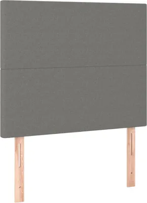 Produktbild von vidaXL Kopfteil Dunkelgrau 80 x 5 x 118/128 cm Stoff
