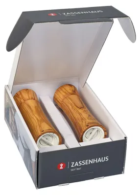 Produktbild von Zassenhaus Mühlen-Set FRANKFURT 18 cm Olivenholz