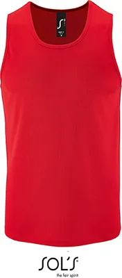 Produktbild von SOLs 02073 | Herren Sports Tank Top Sporty - Farbe: Red - Größe: 3XL