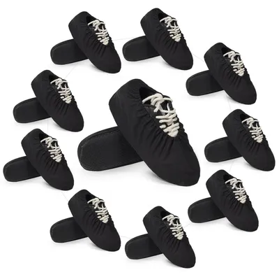 Productafbeelding van Overschoenen schoenhoezen - Herbruikbaar - Mesh - 5 paar - Antislip zool