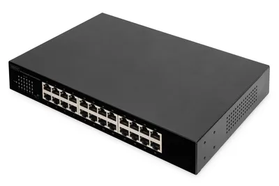 Immagine prodotto di Switch DIGITUS 24 porte Gigabit, 19 Zoll, non gestito