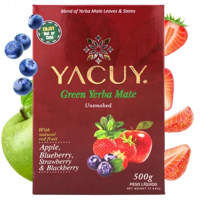 Obrázok produktu pre Yerba Mate Terere Červené ovocieYacuy 500 g