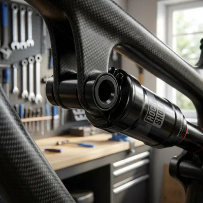 Zdjęcie produktu dla RockShox Mocowanie tylnego amortyzatora 3-częściowe 1/2' 6x36.0, Standard, schwarz