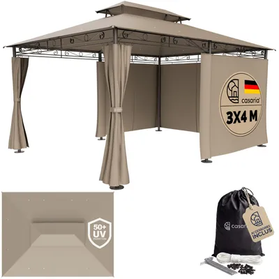 Image de CASARIA Pavillon de jardin taupe