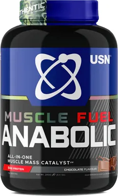 Produktbild von USN Muscle Fuel Anabolic (2000g) Chocolate - Gewichtszunahme - Ohne Kreatin