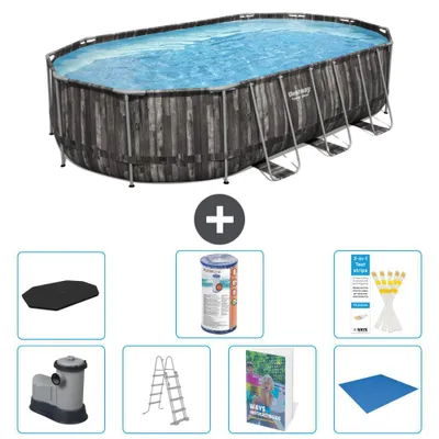 Immagine prodotto di Bestway Power Steel Oval - 610x366x122 cm - 8 pezzi  S594