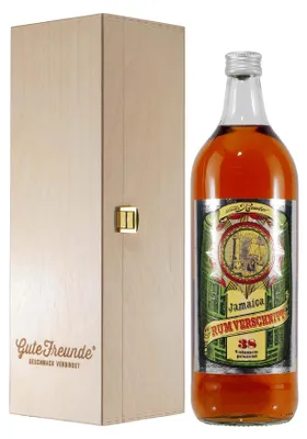 Produktbild von Rauter Jamaica Rum Verschnitt 1,0L mit Geschenk-HK