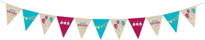 Produktbild von amscan Wimpelkette My Birthday Party 400cm