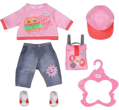 Zdjęcie produktu dla BABY born Snack Shop Outfit 43cm, Zestaw ubrań dla lalek, 3 lat(a)
