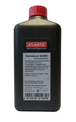 Produktbild von Atlantic Getriebeoel SAE 80 500ml Flasche 1485