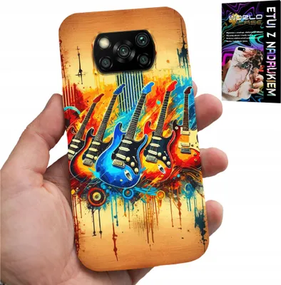 Immagine prodotto di Custodia per Xiaomi Poco X3 - Chitarra elettrica, Rock And Roll, Metal