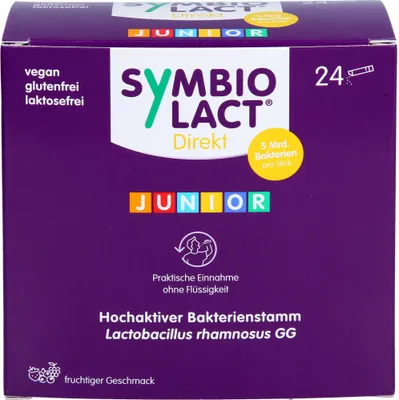 Obrázok produktu pre SymbioLact Direkt Junior tyčinky s ovocnou príchuťou, 24 ks tyčiniek