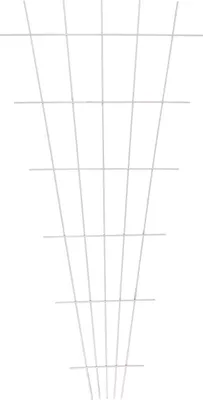 Produktbild von TrendLine Rosenspalier weiß 150 x 75 cm