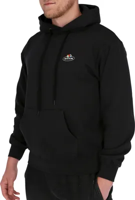 Produktbild von Fruit of the Loom Damen Kapuzenpullover mit Vintage-Logo Farbe: schwarz Größe: L