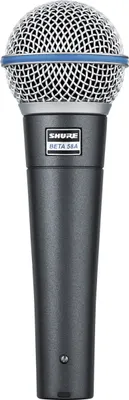 Produktbild von Shure Beta 58A, Bühnen-/Auftrittsmikrofon, -51 dB, 50 - 16000 Hz, 150 Ohm, Kabelgebunden, Grau