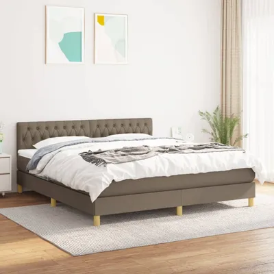 Produktbild von Maison Exclusive - Boxspringbett mit Matratze Taupe 180x200 cm Stoff