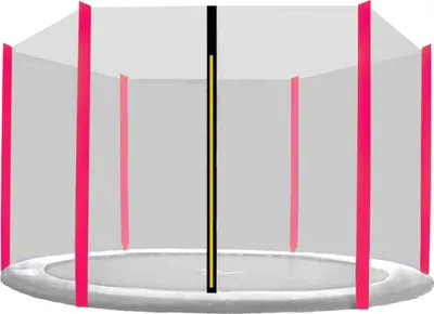 Produktbild von Aga Schutznetz 305 cm 10 ft für 6 Stangen Schwarzes Netz / Pink