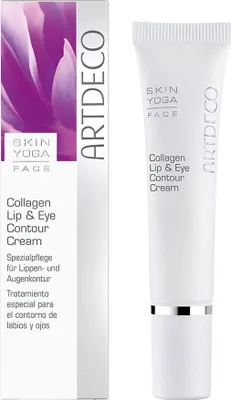 Immagine prodotto di Artdeco Collagen Lip & Eye Contour Cream Crema idratante intensiva per il contorno occhi e labbra con acido ialuronico e collagene 15ml