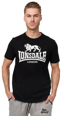 Produktbild von Lonsdale Herren T-Shirt Logo schwarz (schwarz) Medium