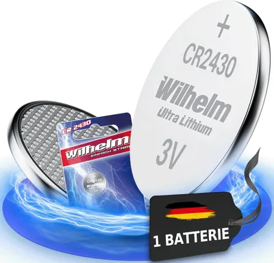 Produktbild von 1 x Wilhelm CR2430 Blister Lithium Knopfzellen