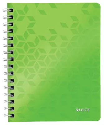 Zdjęcie produktu dla Leitz WOW, Wzór, Zielony, A5, 80 ark., 80 g/m², Papier w linię