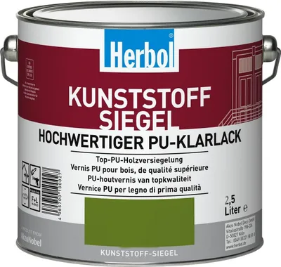 Produktbild von Herbol Kunststoffsiegel seidenglänzend 0,75L PolyurethanKlarlack Holzversiegelung