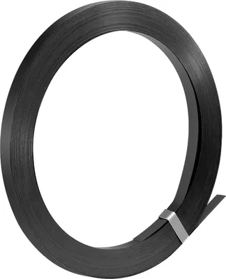Produktbild von VEVOR Umreifungsstahlband, 19 mm x 0,55 mm x 91 m, Verpackungsstahlband, Metallbandrolle, 775,6 kg Bruchfestigkeit, Stahlumreifungsbänder, Hochleistungsbandrolle für Palettenverpackung