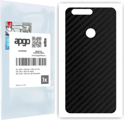 Produktbild von apgo Rückseite Schutzfolie für Honor 8 -  Hinten Schutzfolie Carbon, Rückseite Folie schützt vor Kratzern und Fingerabdrücken