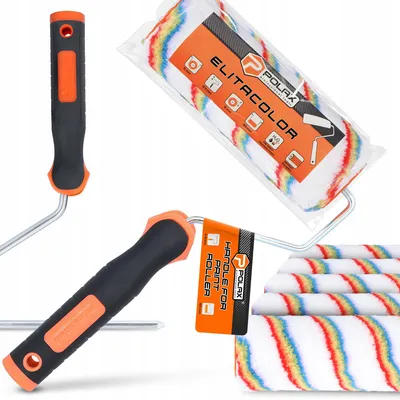 Produktbild von Polax Phasenroller-Set 18 cm 5 Stück mit Griff