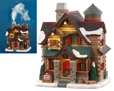 Productafbeelding van Chestnut cabin with 4.5v adaptor kerstfiguur LEMAX