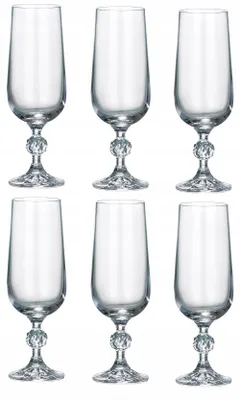Produktbild von Bohemia Klaudie Champagnergläser Set 6 Stück 180 ml