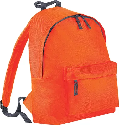 Produktbild von Bagbase Fashion Rucksack, 18 Liter BC1300 (Einheitsgröße) (Orange/Grau)
