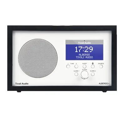 Image de Boîtier en bois massif noir Tivoli pour radios Albergo, installation facile