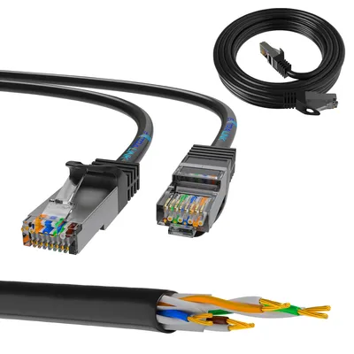 Produktbild von Extralink FTP Patchkabel Cat.5e 0,5 m Ethernet LAN Netzwerkkabel RJ45