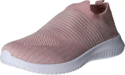 Produktbild von Sneakers Kinder-Mädchen-Slipper Pink-Rosa-Weiß, Farbe:rot, EU Größe:38