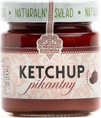 Produktbild von Scharfer Ketchup 220g - Schronisko Bukowina