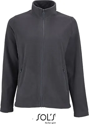 Immagine prodotto di SOLs 02094 | Giacca donna in pile Norman - Colore: Grigio antracite (tinta unita) - Taglia: 3XL