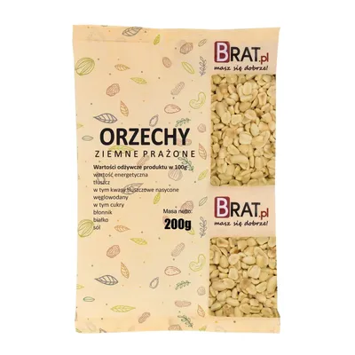 Obrázok produktu pre Pražené arašidy 200g Brat.pl