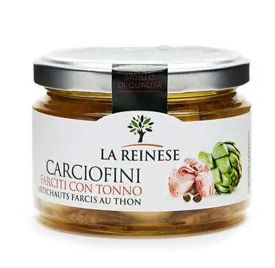 Immagine prodotto di La Reinese Carciofini farciti con tonno 230g