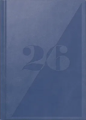 Produktbild von Buchkalender Mentor 14,8x20,8cm 1 Tag/Seite Kunstleder lavendel 2026.