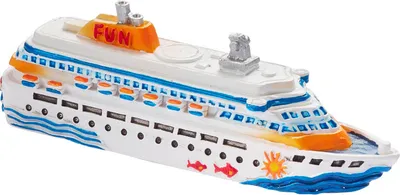 Produktbild von HobbyFun Kreuzfahrtschiff, Mehrfarbig, 1 Stück(e), 70 mm