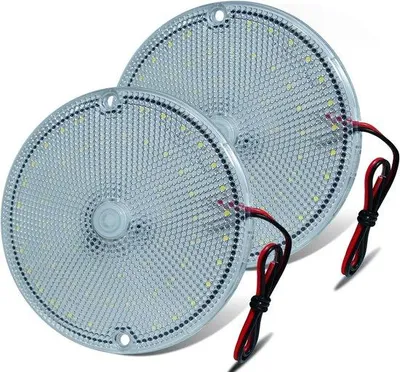 Obrázek produktu pro LED svítidlo do interiéru se spínačem, 60 LED diod, vysoký jas, střídavé napětí 9–85 V, pro karavany, lodě a nákladní automobily.
