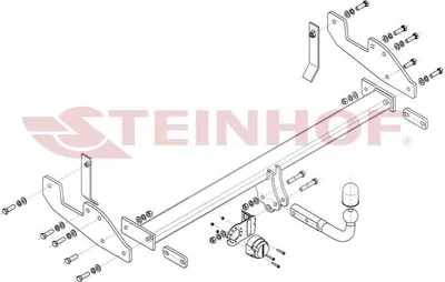 Produktbild von STEINHOF T-146 Anhängerkupplung 2800kg Max für TOYOTA HILUX III Pick-up (TGN1, GGN2, GGN1, KUN2, KUN1)