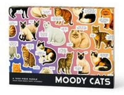Immagine prodotto di Moody Cats 1000 Piece Puzzle – Lingua: Inglese