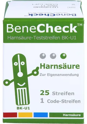Immagine prodotto di Strisce reattive per acido urico Benecheck Bk-U1 1X25 pz