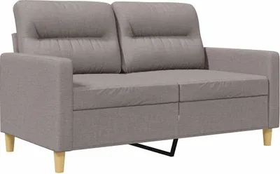 Produktbild von vidaXL 2-Sitzer-Sofa Taupe 120 cm Stoff