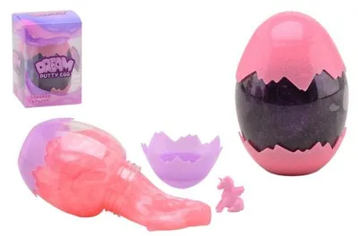 Produktbild von Johntoy Dream Putty Spielzeugeier bunte Display 6 Stück
