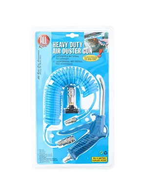 Produktbild von ALL Ride Druckluftpistolen-Set, Blau, 10 Kg pro cm² Druckluftpistole, Ausblaßpistole