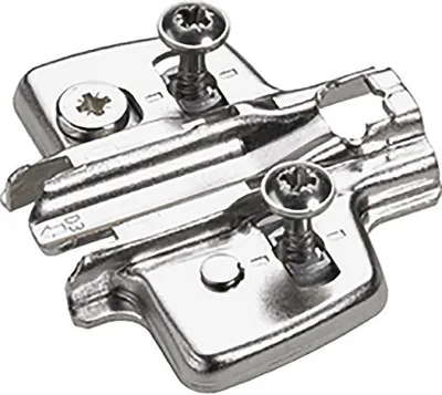 Produktbild von Kreuzplatte STA obsidianschwarz D=0,0mm HETTICH